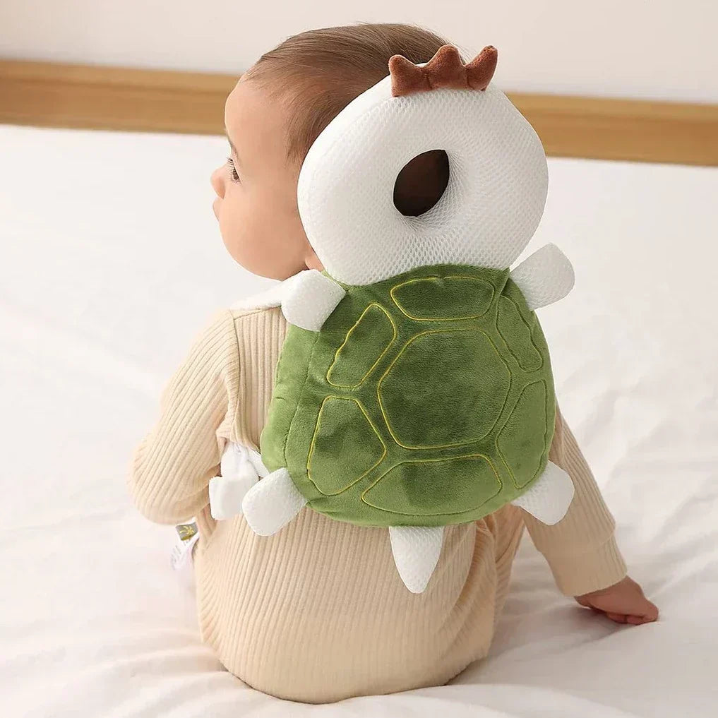 Soft Baby Head Protector | Adjustable, Breathable Cotton for Safe Crawling and Exploration