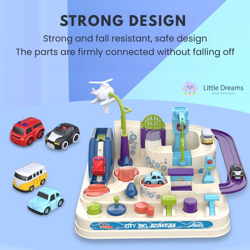 Car Adventure™ - Educational Toys for Children | Stimulates Cognitive Skills and Spatial Awareness from 3 Years Old