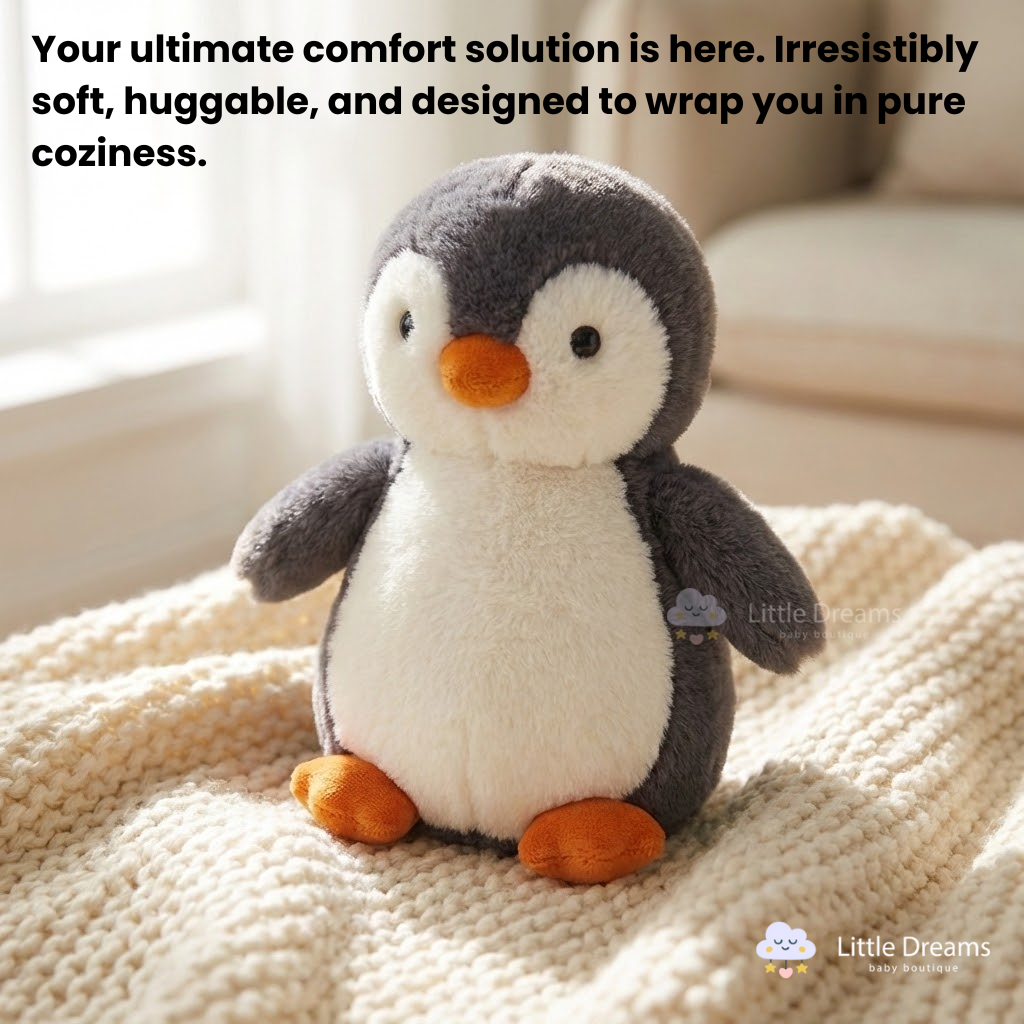 Penguin Plush Toy – Cuddly Snugguin Penguin Soft Buddy for Kids