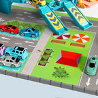 Children’s Scalextric-Style Dinosaur Race Track – Kids Electric Slot Car Set with Dual-Speed Racing