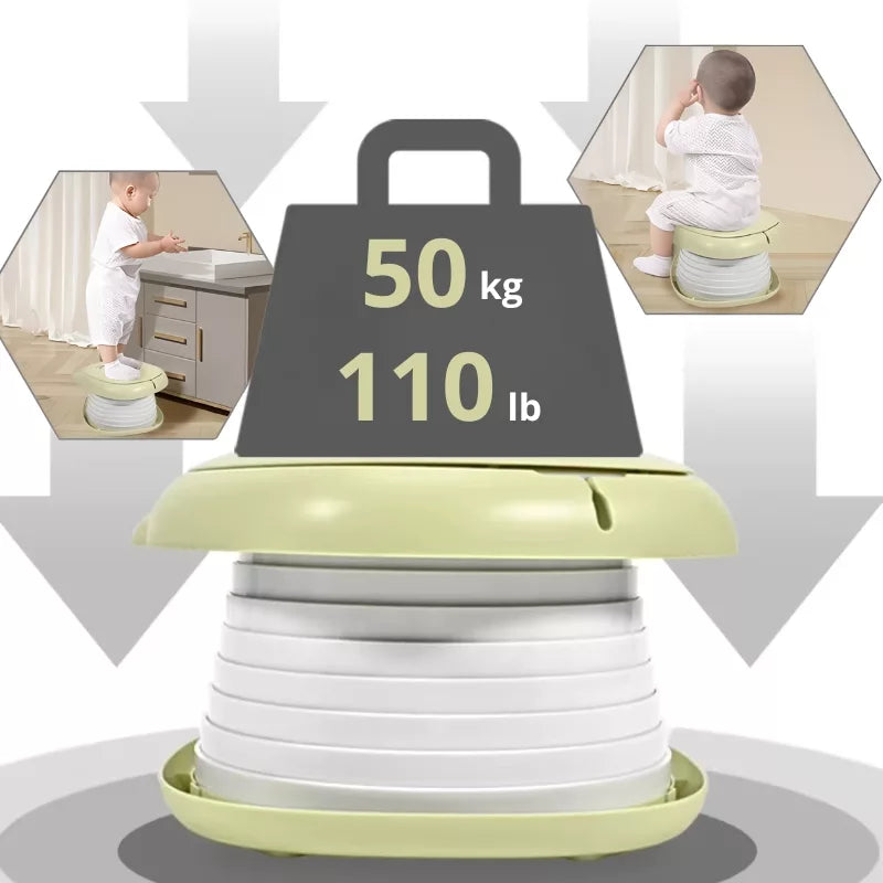 Portable Collapsible Baby Travel Potty | Lightweight, Foldable & Ideal for Travel and Potty Training