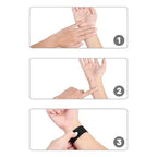 2pcs Car Sick Wristbands Wristband | Nausea Relief Wristbands Adjustable, Soft Fabric & Natural Pressure Therapy for Travel Comfort