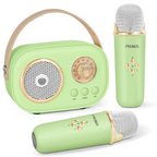 Children’s Karaoke Machine – Wireless Dual-Mic SingPlay for Kids with Voice Effects & Portable Bluetooth Speaker