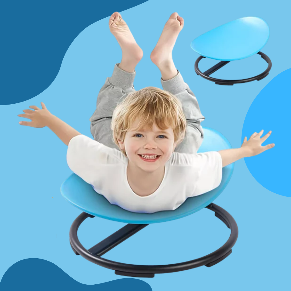 Sensory Spinning Chair for Kids – 360° Swivel Sensory Chair for Autism & ADHD | Therapy Seat for Balance & Coordination UK