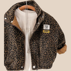 Leopard Print Casual Jacket for Kids | Childrens´s Coats Comfortable Fit, Easy Zip Fastening & Perfect for Outdoor Adventures