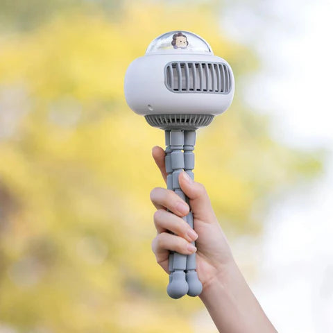 Baby Stroller Fan | Ultra-Safe, USB Rechargeable & Multi-Speed Comfort for Kids Aged 0-4 Years