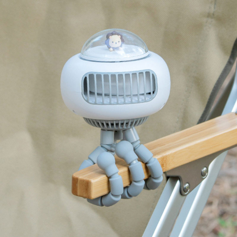 Baby Stroller Fan | Ultra-Safe, USB Rechargeable & Multi-Speed Comfort for Kids Aged 0-4 Years