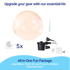 Giant Inflatable Jelly Balloon Ball | Durable, Tear-Resistant & Perfect for Outdoor Play, Pool Parties & Birthdays