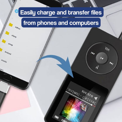 Kids' MP3 Player with Headset | HiFi Sound, 8GB Storage & No Internet Required for Music, Videos & Ebooks