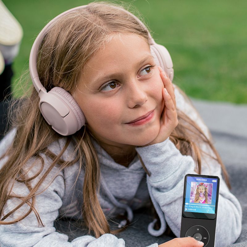 Kids' MP3 Player with Headset | HiFi Sound, 8GB Storage & No Internet Required for Music, Videos & Ebooks
