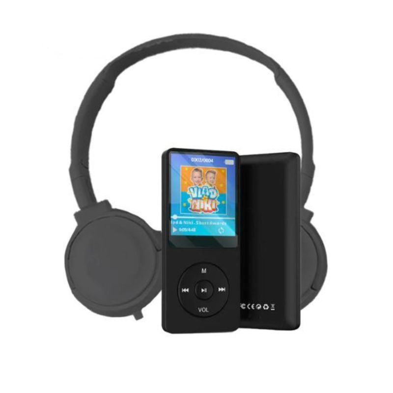 Kids' MP3 Player with Headset | HiFi Sound, 8GB Storage & No Internet Required for Music, Videos & Ebooks