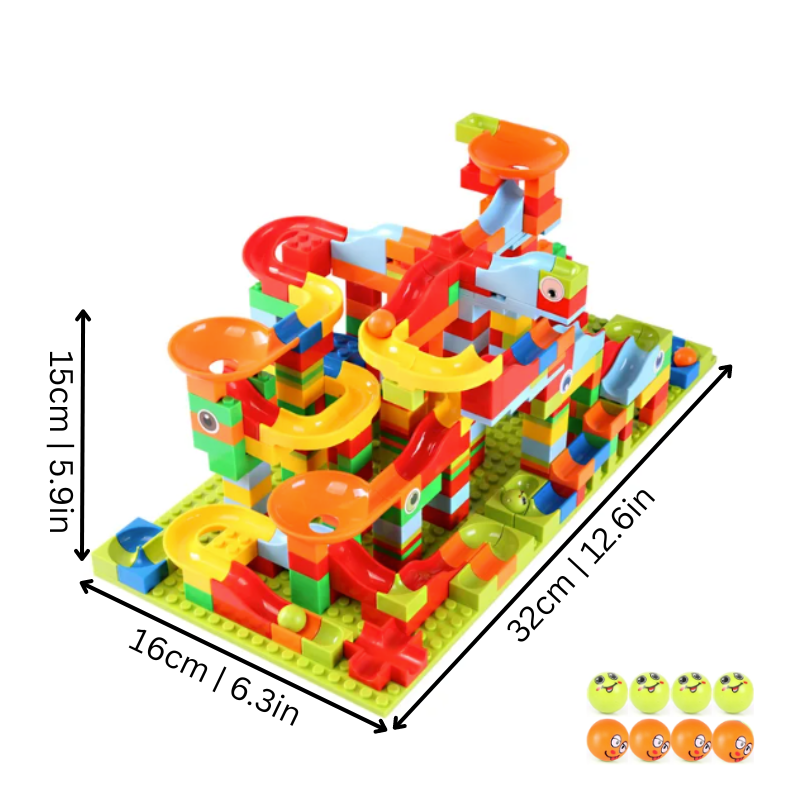 Marble Run Race Track Run Set Marbolous Marble