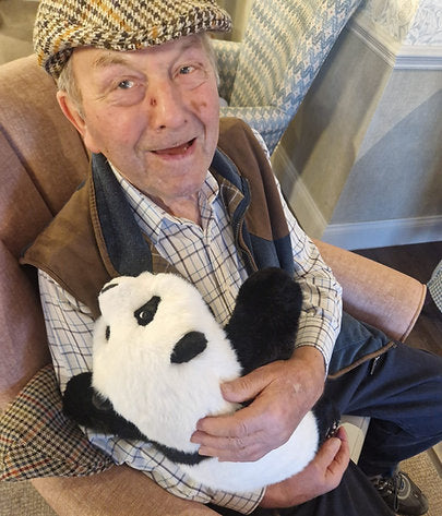 Lifelike Weighted Plush Panda | 4lb Stress-Relief Companion for Adults, Children & Elders