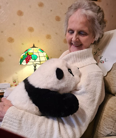Lifelike Weighted Plush Panda | 4lb Stress-Relief Companion for Adults, Children & Elders
