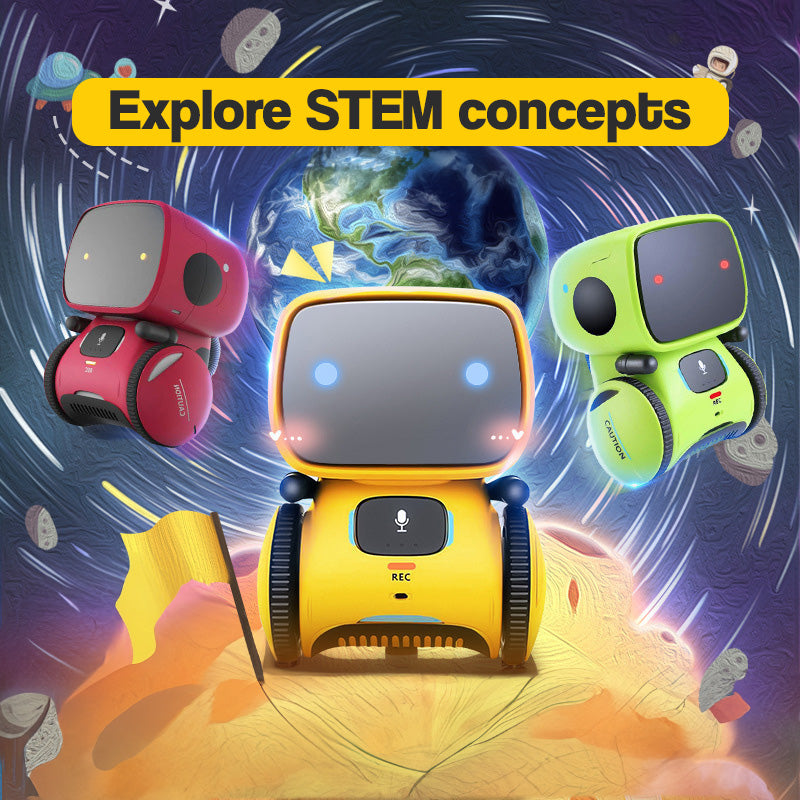 Interactive Learning Robot | Voice-Activated, STEM Enrichment & Emotional Support for Kids Aged 3+