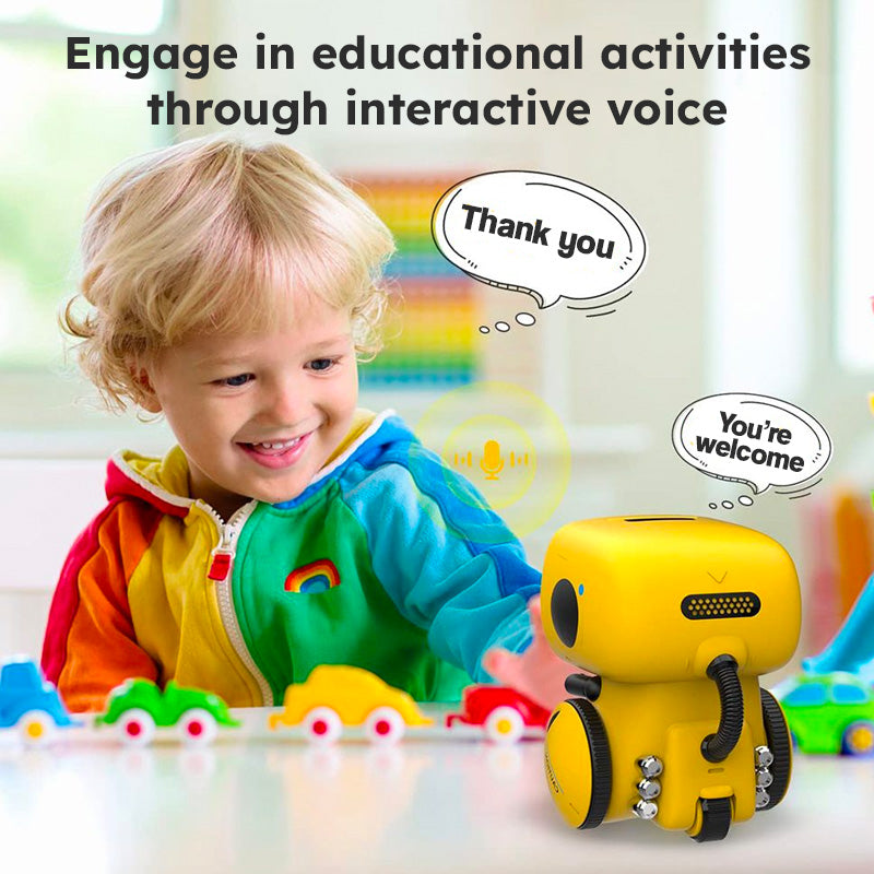 Interactive Learning Robot | Voice-Activated, STEM Enrichment & Emotional Support for Kids Aged 3+