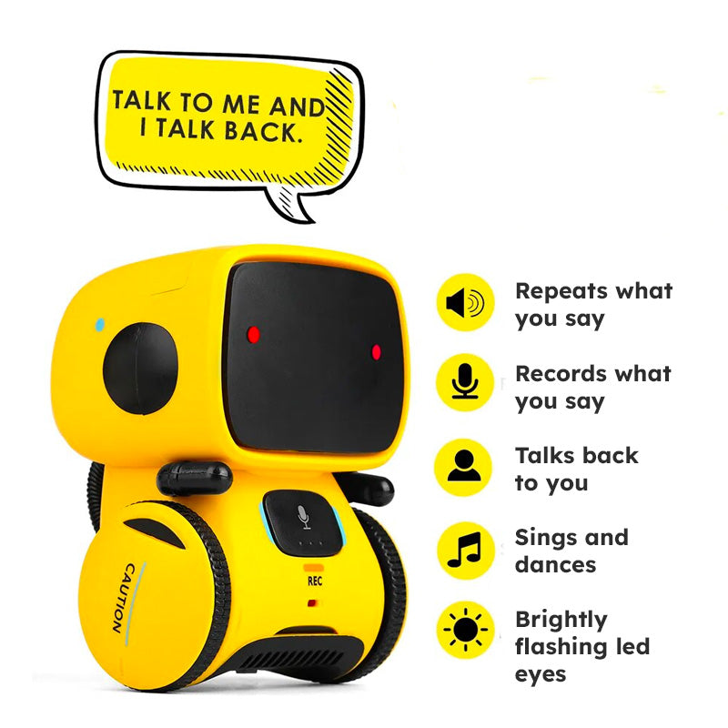 Interactive Learning Robot | Voice-Activated, STEM Enrichment & Emotional Support for Kids Aged 3+