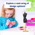 DIY Kids Fashion Design Kit| Creative Tools, Fabrics & Accessories to Inspire Young Designers