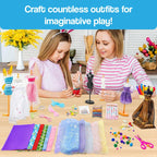DIY Kids Fashion Design Kit| Creative Tools, Fabrics & Accessories to Inspire Young Designers