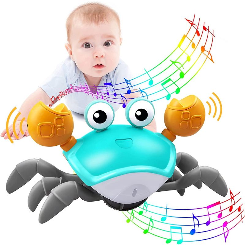 Crawling Crab Toy - Interactive Baby Crab Toy for Early Development