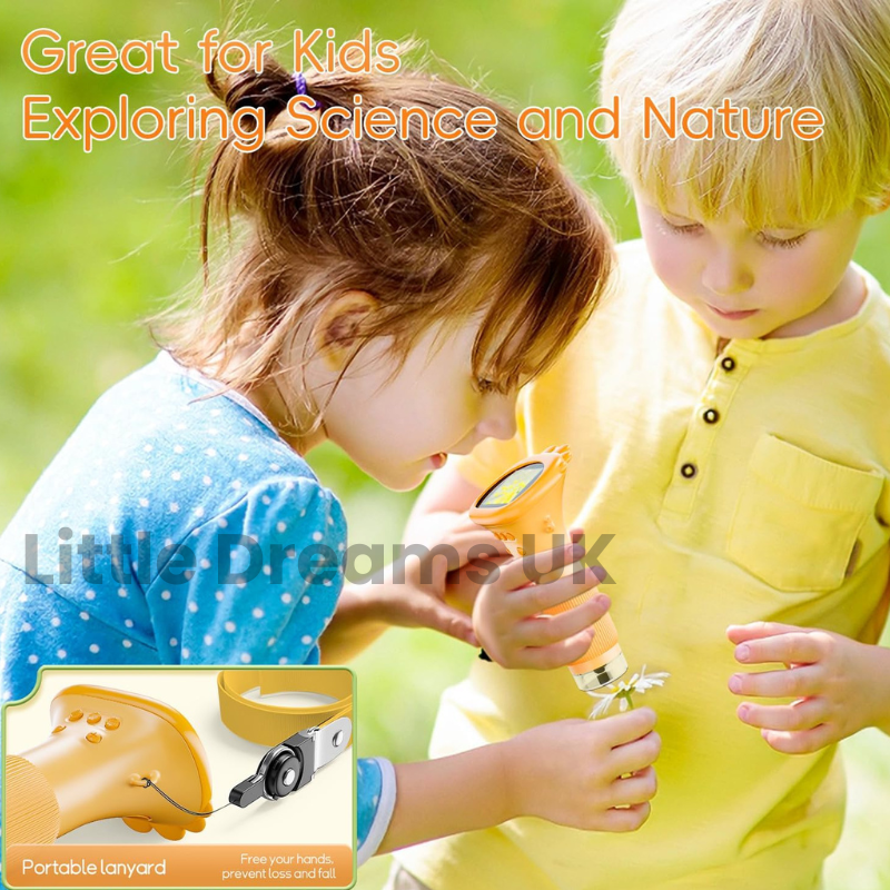 Digital Microscope for Children | 1000x Magnification, Portable & Ideal for Educational Exploration