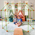 DIY Fort Kit for Kids – Build a Playhouse with 77 or 110 Pieces for Endless Fun