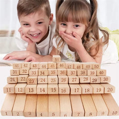 Wooden Tumble Tower - Jenga Game for Fun and Parties