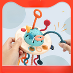 Dreamweaver™ | Montessori Silicone Pull Toy for Toddlers | Safe, Non-Toxic, Interactive Learning Tool for Fine Motor Skills Development