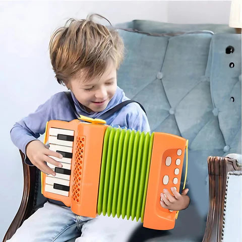 Colorful Accordion Toy for Kids | Lightweight, Ergonomic Design to Boost Rhythm Skills & Creativity for Ages 4-5+