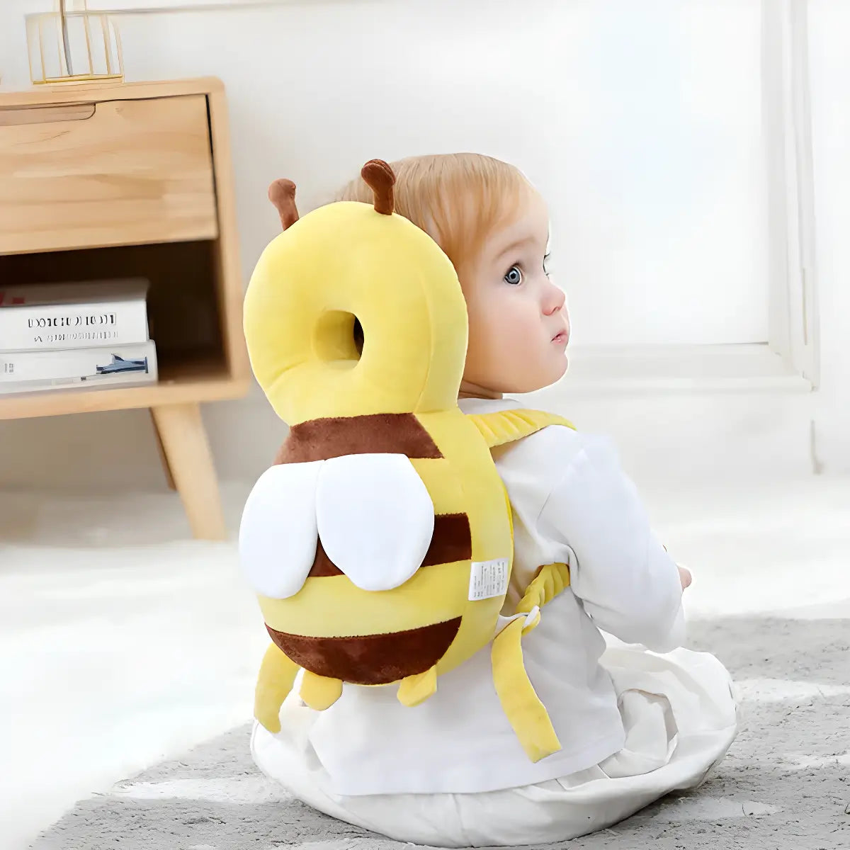 Soft Baby Head Protector | Adjustable, Breathable Cotton for Safe Crawling and Exploration