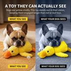Indestructible Dog Toy Calming Duck | Stress Relief Plush