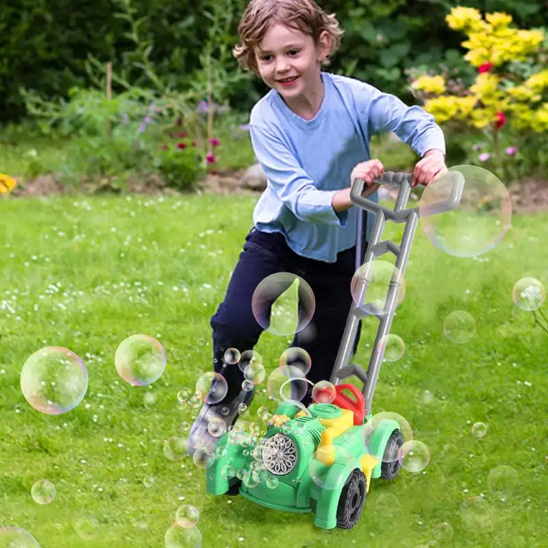 Bubble Lawn Mower Toy | Bubble-Blowing, Active Play for Kids & Outdoor Fun
