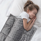 Sensory Blanket for Autism & Anxiety – Calming Weighted Sensory Sheet & Compression Blanket for Deep Sleep