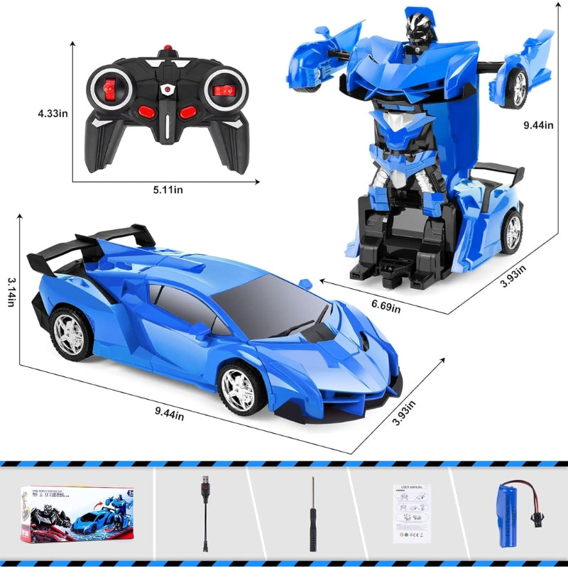 2 in 1 Transformer Remote Control Car Toy Gift For Kids