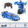 Image of 2 in 1 Transformer Remote Control Car Toy Gift For Kids