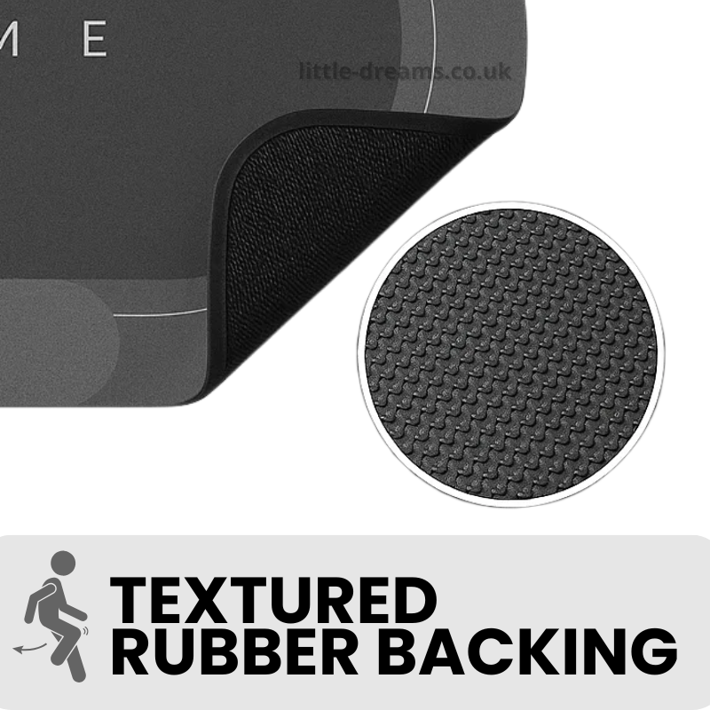 Bathroom Waterproof Floor Mat - Quick Drying & Absorbent Magic Mats with Rubber Backing