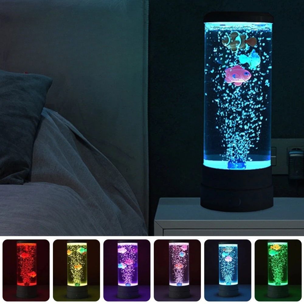 LED Bubble Tube with Remote Control - 120cm Color Changing Light for Sensory Rooms & Home Decor