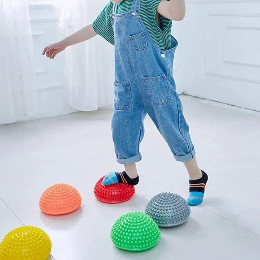 Balance Pods Set of 6 for Stability Training, Core Strengthening, and Physical Therapy Exercises