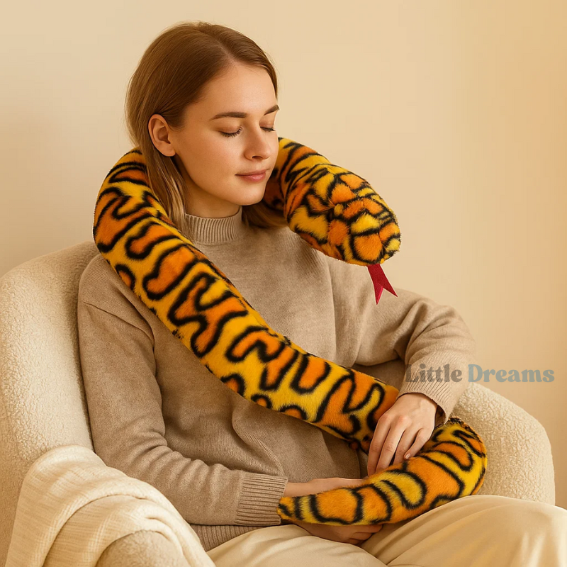 Sensory Hugging Snake 180cm | Therapeutic  Shoulder and Lap Tool | Calming Pressure for Relaxation Weighted Snake
