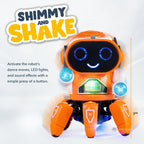 Dancing Music Robot with Colorful LED Lights | Interactive Moves for Kids Aged 1-5 Years