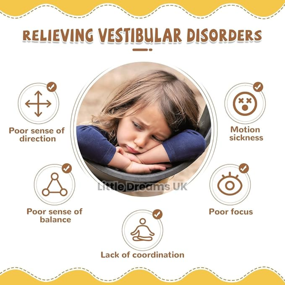 Sensory Spinning Chair for Kids – 360° Swivel Sensory Chair for Autism & ADHD | Therapy Seat for Balance & Coordination UK