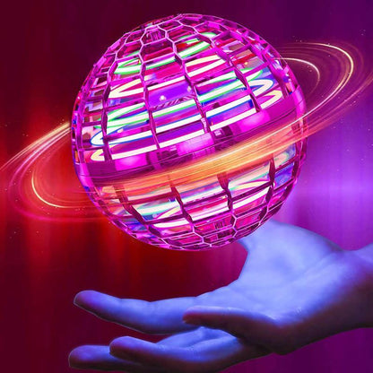 Flying Ball Spinner Toy | LED Mini Drone with Hand Movement Control for Indoor and Outdoor Play