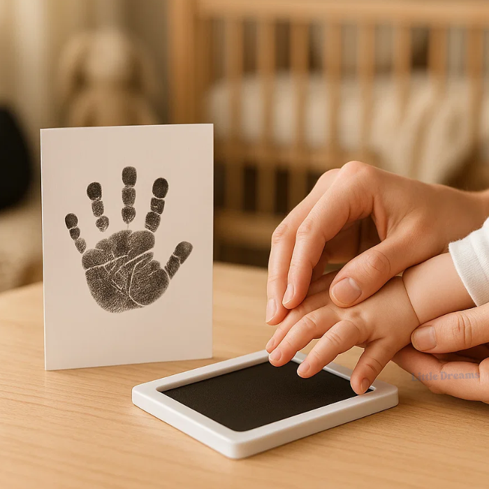 Baby Handprint Kit | Safe, Non-Toxic Ink for Lasting Memories & Unique Keepsakes for Parents and Grandparents