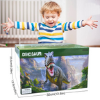 Racing Dinosaur Train Set | Non-Toxic, Creative Track Builder for Kids Aged 3+ and Perfect for Parties
