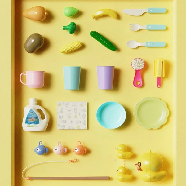 Children's Indoor/Outdoor Standing Sink Toy - Water Play Table for Toddlers, Educational and Fun