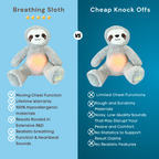 Breathing Otter Plush Toy - Soothing Stitch Teddy for Anxiety & Stress Relief