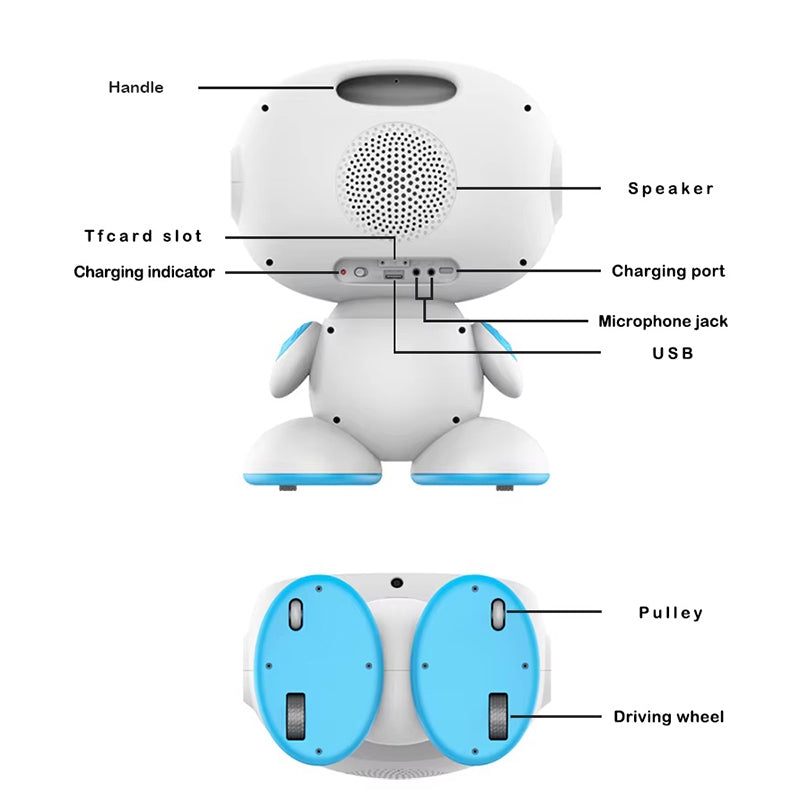 AI-Powered STEM Learning Robot | Interactive Apps, Karaoke & Dancing Fun for Kids Aged 6+