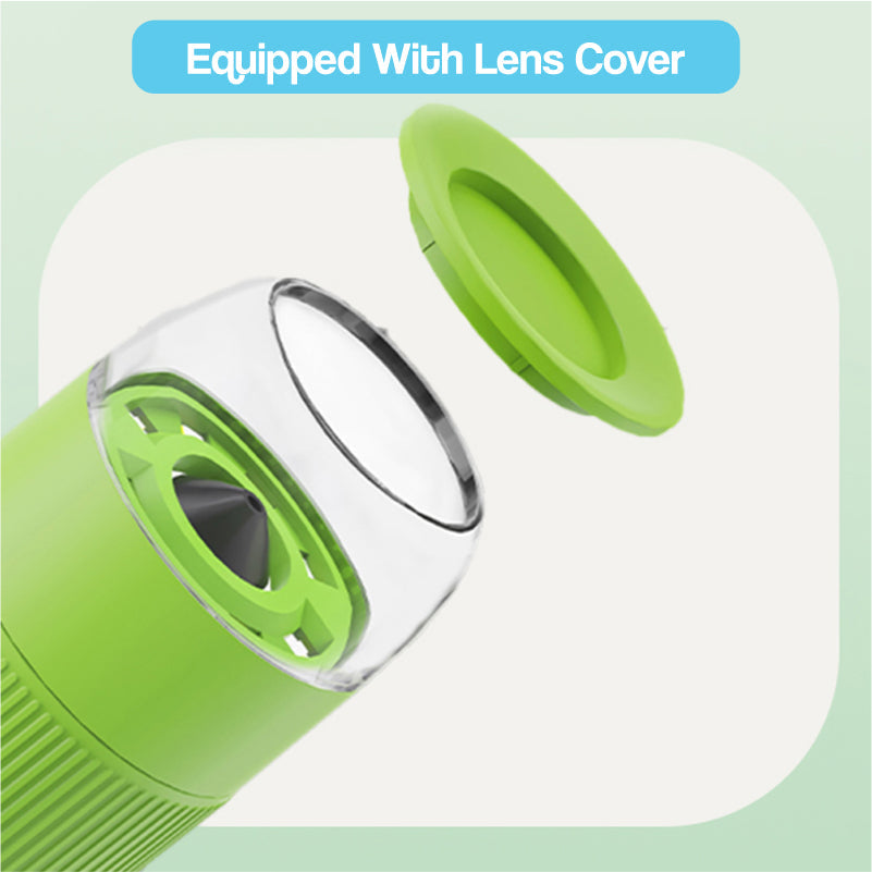 STEM Adventure Mini Microscope Kit | 1000x Magnification, Adjustable LED Lights & Portable for Young Explorers Age 6+