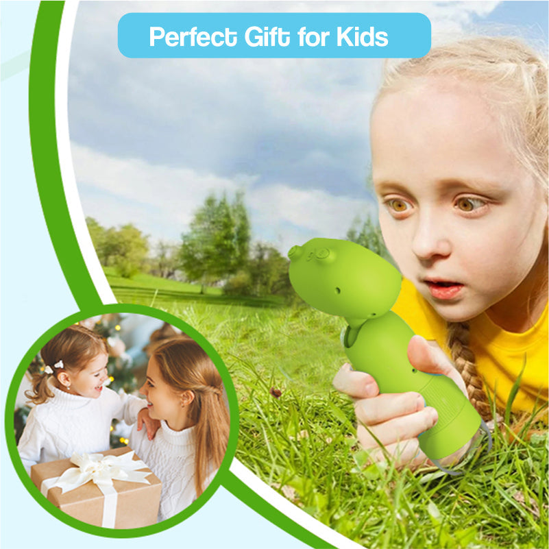 STEM Adventure Mini Microscope Kit | 1000x Magnification, Adjustable LED Lights & Portable for Young Explorers Age 6+