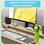 STEM Adventure Mini Microscope Kit | 1000x Magnification, Adjustable LED Lights & Portable for Young Explorers Age 6+